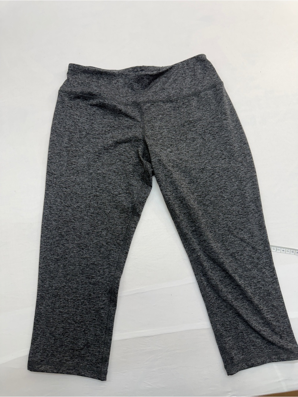 Comfort Zone Dark Charcoal Capri Leggings